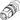 TECElogo-Push draadfitting, vlakke dichting, st. messing, afm.25 x 1"