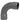 PVC Druk Bocht 90° GR 110 PN12,5 2XM