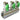 GEMONT. DISTRIBUTOR 4/4"-7 x 3/4" EURO-CONE- GREEN