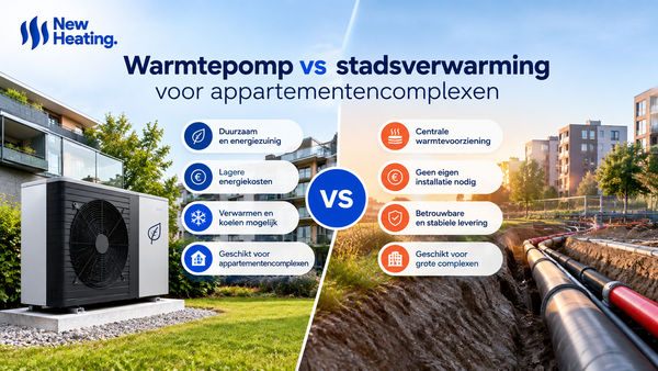 Warmtepomp vs stadsverwarming voor appartementencomplexen: wat is de beste keuze?