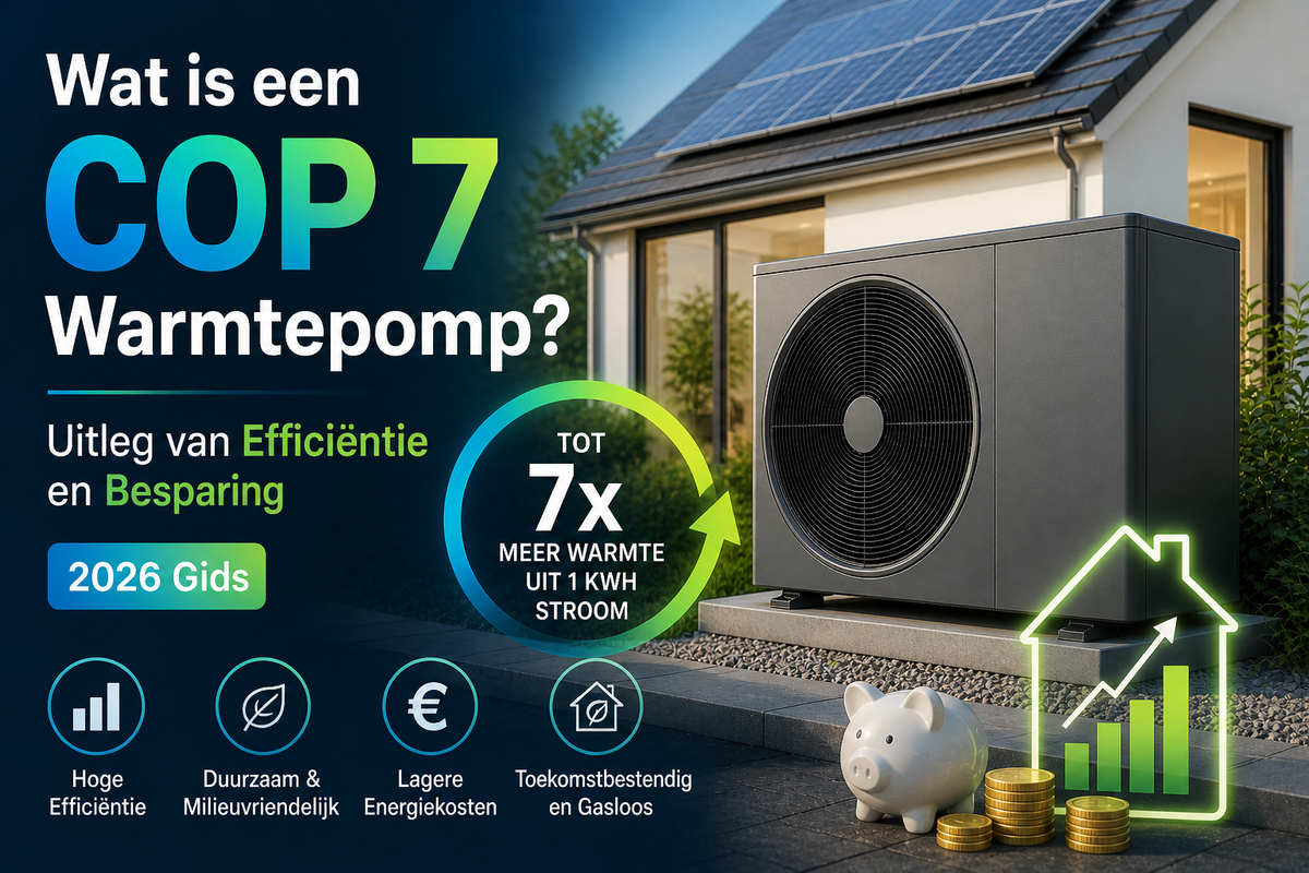 Wat is een COP 7 Warmtepomp? Uitleg van Efficiëntie en Besparing (2026 ...