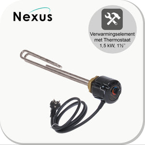 Nexus 1-fase Verw. element thermostaat 1500W
