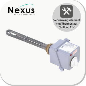 Nexus 3-fase Verw. element thermostaat 7500W