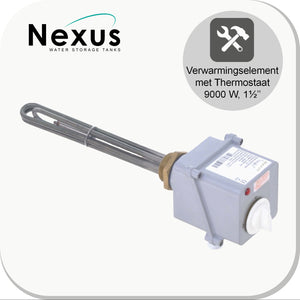 Nexus 3-fase Verw. element thermostaat 9000W