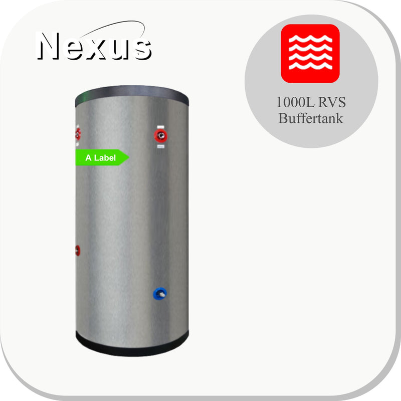 Nexus RVS Buffer tank PWT-1000