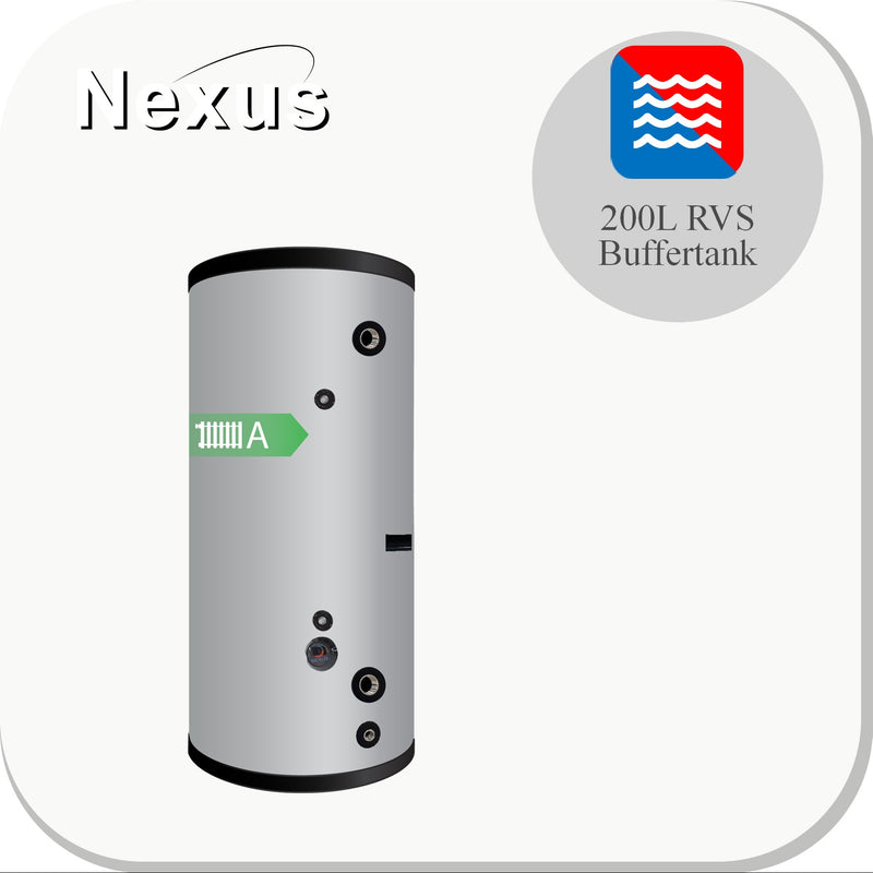 Nexus B Series RVS Buffertank BT-200L
