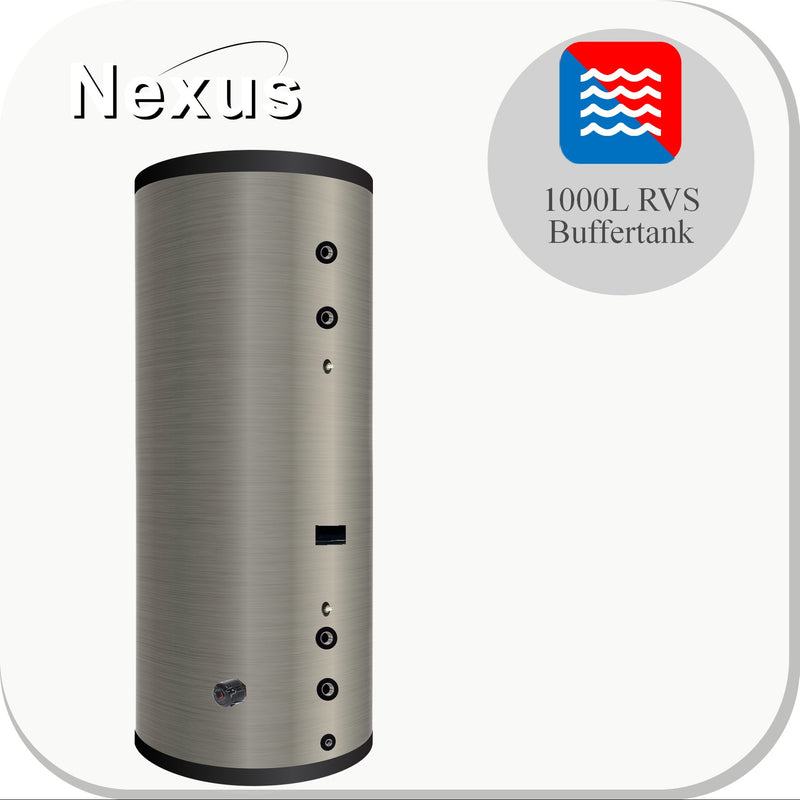 Nexus B Series RVS Buffertank BT-1000L