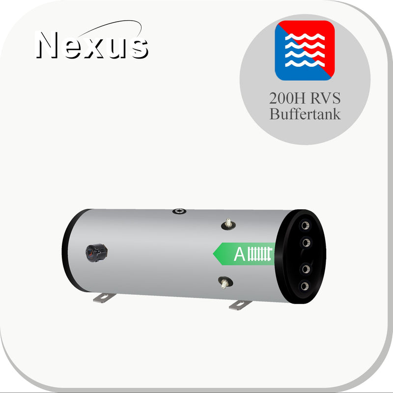 Nexus B Series RVS Buffertank BT-200H
