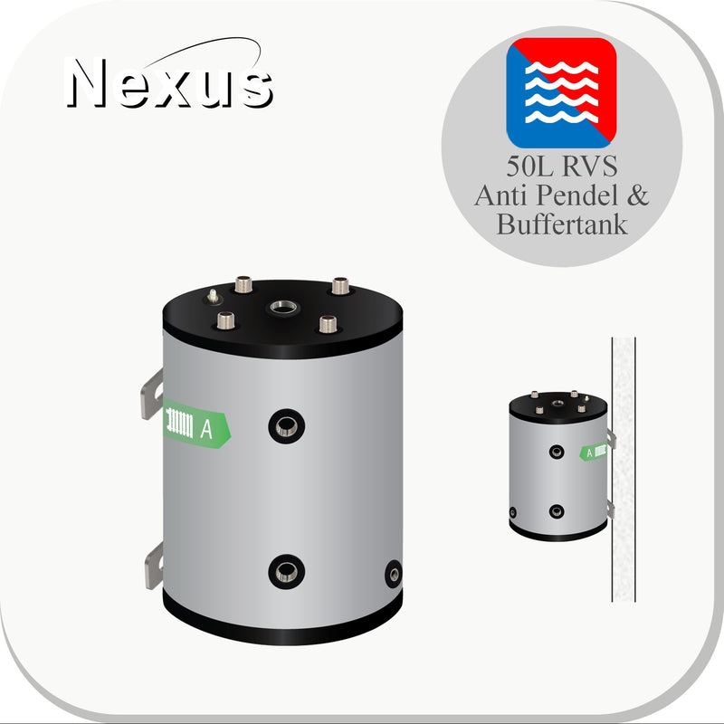 Nexus B Series RVS Buffertank BT-50/WM-C8