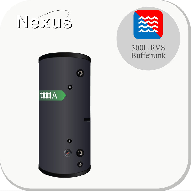 Nexus B Series RVS Buffertank BT-300L/ Black