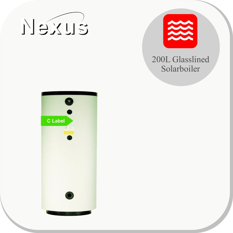 Nexus Glasslined Solar Boiler 1 Wisselaar BSV200-1C