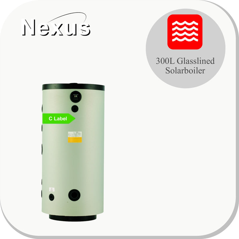 Nexus Glasslined Solar Boiler 2 Wisselaar BST300-2C