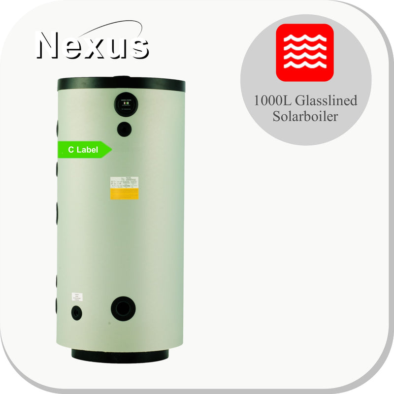 Nexus Glasslined Solar Boiler 2 Wisselaar BST1000-2C