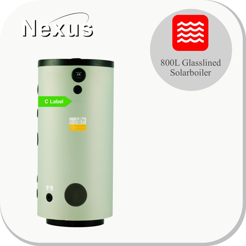Nexus Glasslined Solarboiler BST800-FL/2C