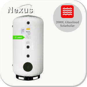 Nexus Glasslined Solarboiler BST2000-FL/2C