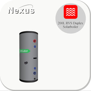 Nexus RVS Solar boiler PAWT-200L/LE1