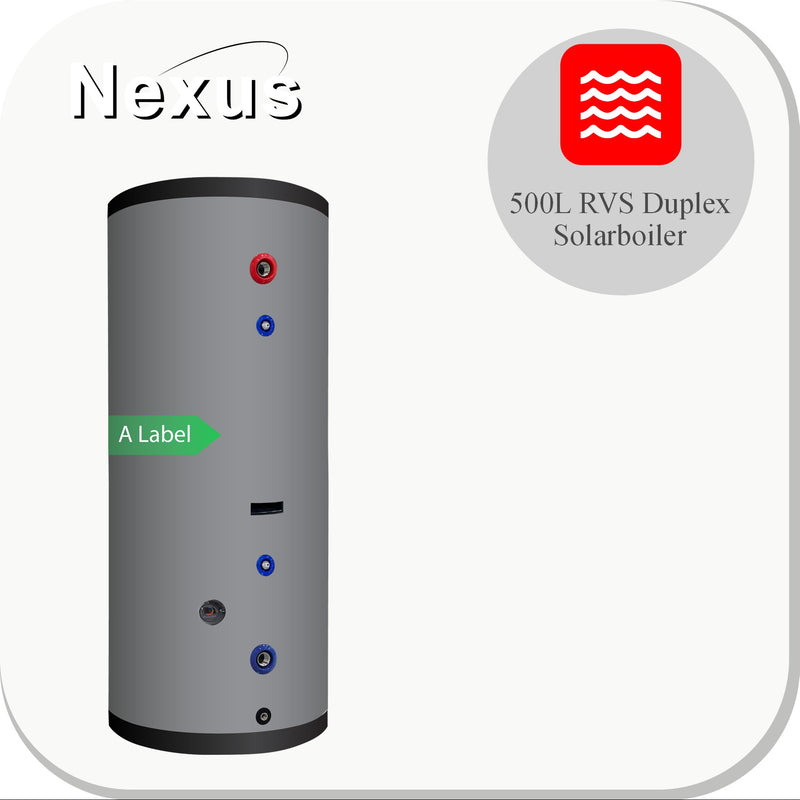 Nexus RVS Solar boiler PAWT-500L/LE1