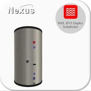 Nexus RVS Solar boiler PAWT-800L/LE1