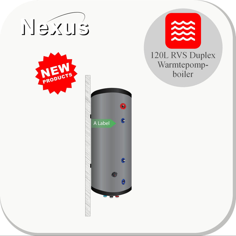 Nexus RVS Hygiëne boiler PAWT-120 XL-LE1/WM