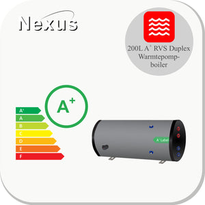 Nexus RVS Hygiëne boiler NEXTGEN A+ isolatie NEXT-200H XL-LE1