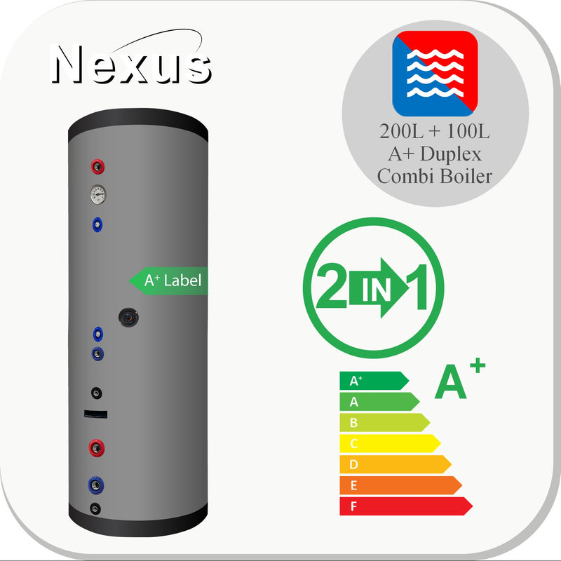Nexus RVS NEXTGEN A+ isolatie NXWT 200L -100L buffer
