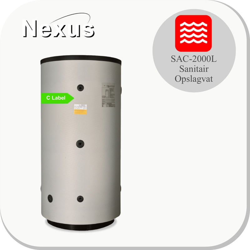 Nexus SAC-2000L Sanitair Water Buffervaten