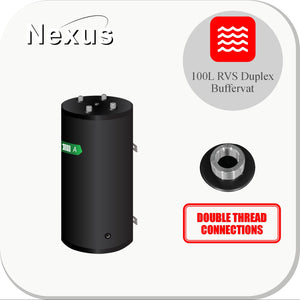 Nexus RVS Buffertank BT-100 WM-B-C4 Black