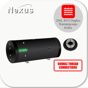 Nexus RVS Hygiëne boiler 200H XL-LE1 Black