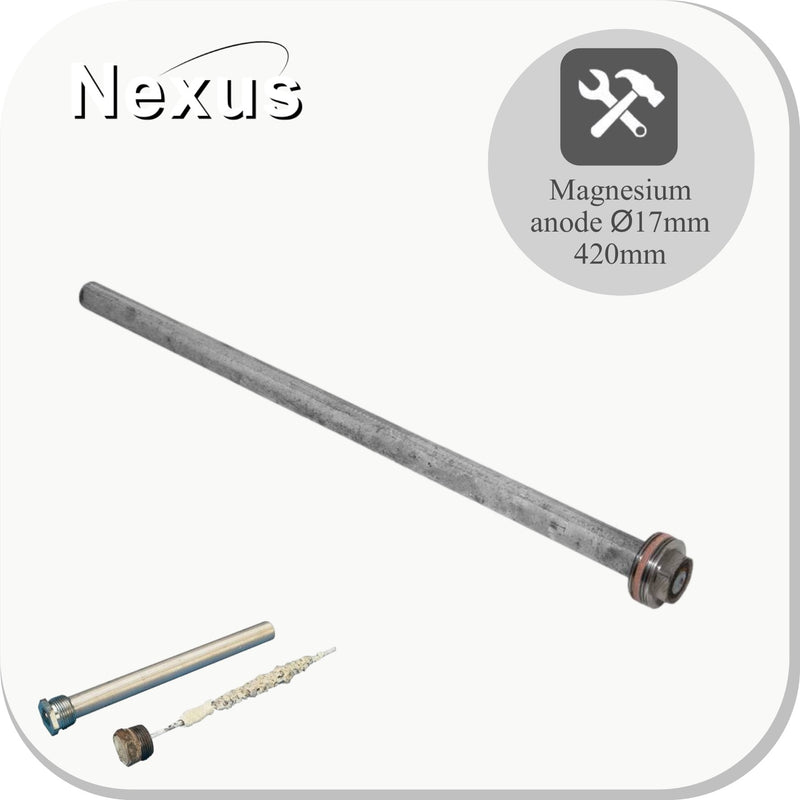 Nexus Magnesium anode Ø17mm / 420mm WPB
