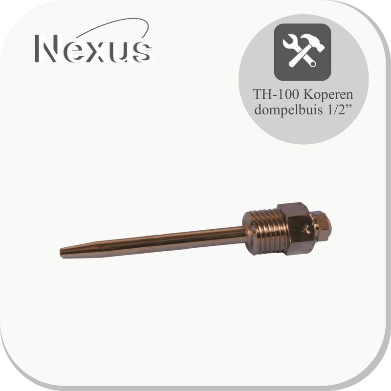 Nexus Sensorbuis TH-100 1/2” Koper 28000050