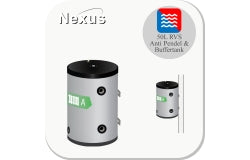 RVS Buffertank BT-50/WM-C4 met Bovenste Sensor voor Verwarming