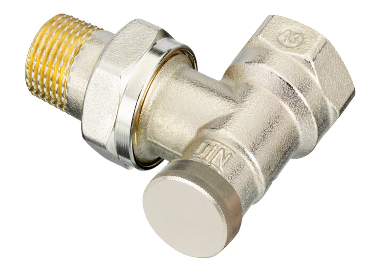 RLV-S 15 HAAKS VOETVENTIEL VERNIKKELD    INL 1/2"RP