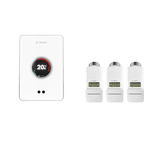 Bosch EasyControl thermostaat set wit met 3 regelelementen