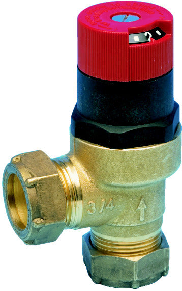 Drukverschil-overstortregelaar, knelkoppeling, 3/4 inch