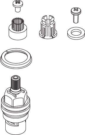 SPAREPART PLUS BOVENDEEL G1/2" KERAMISCH