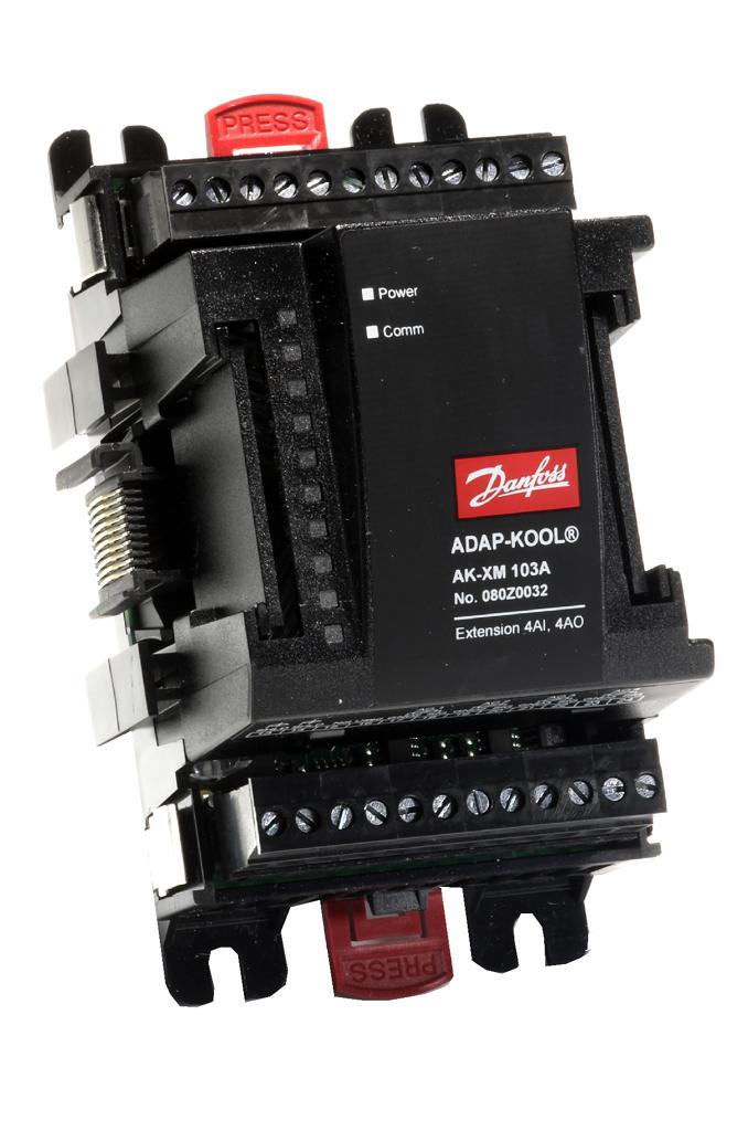 Uitbreidingsmodule AK-XM 102A met 8 digitale ingangen, max. 80V