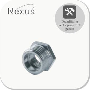 Nexus  Gegalvaniseerde verloopring 1¼"x 1”