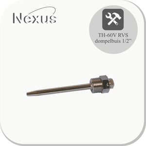 Nexus Sensorbuis TH-60V 1/2" RVS 28000100