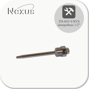 Nexus Sensorbuis TH-60V/4 1/2" RVS 29000220