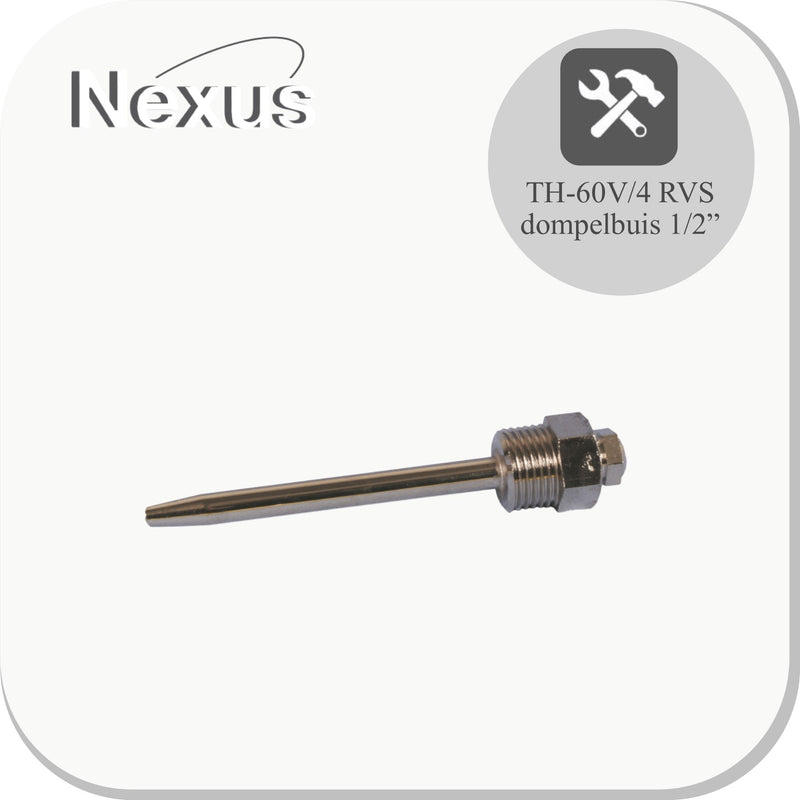 Nexus Sensorbuis TH-60V/4 1/2" RVS 29000220