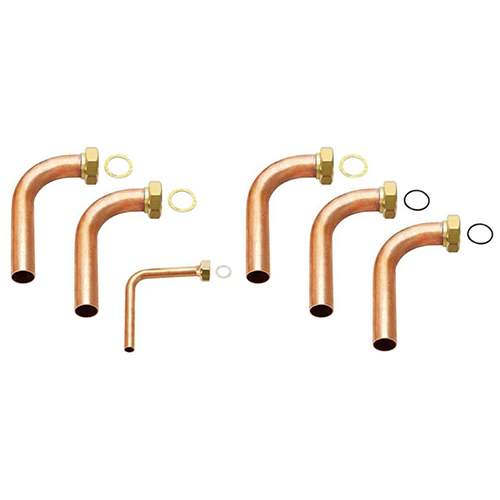 Vaillant flexoTHERM aansluitset haaks,