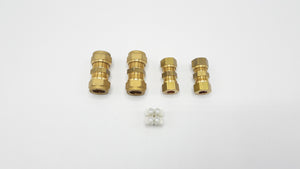 Set fittingen D12-D8 met connector