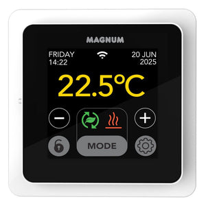 Thermostaat Remote Control 2 WiFi Polarwit incl. vloersensor MAGNUM