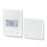 Klokthermostaat RDL131RF.ST draadloos Opentherm batterijgevoed + ontvanger 1x ingang Siemens