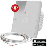 Thermostaat WIFI met temperatuur sensor wit DRL