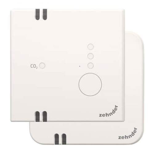 Zehnder ComfoNet 55 CO₂-sensor inbouw met twee afdekramen