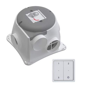 Zehnder ComfoFan Silent set installatiepakket 425 m³/h met RFZ schakelaar
