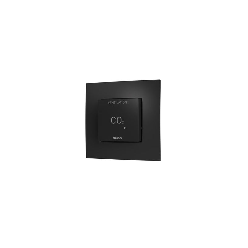 C02 ruimtesensor zonder bediening RF/W zwart DUCO