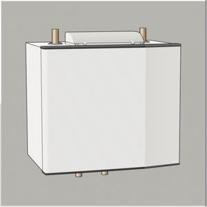 PCM S42 passieve koelmodule (w/w warmtepompen 10 t/m 17kW) NIBE