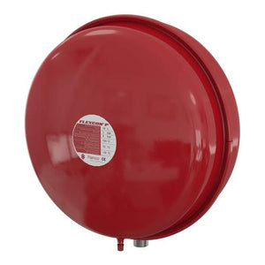 Flamco Flexcon P expansievat 18 liter plat, voordruk 1,0 bar, werkdruk max. 3 bar, rood